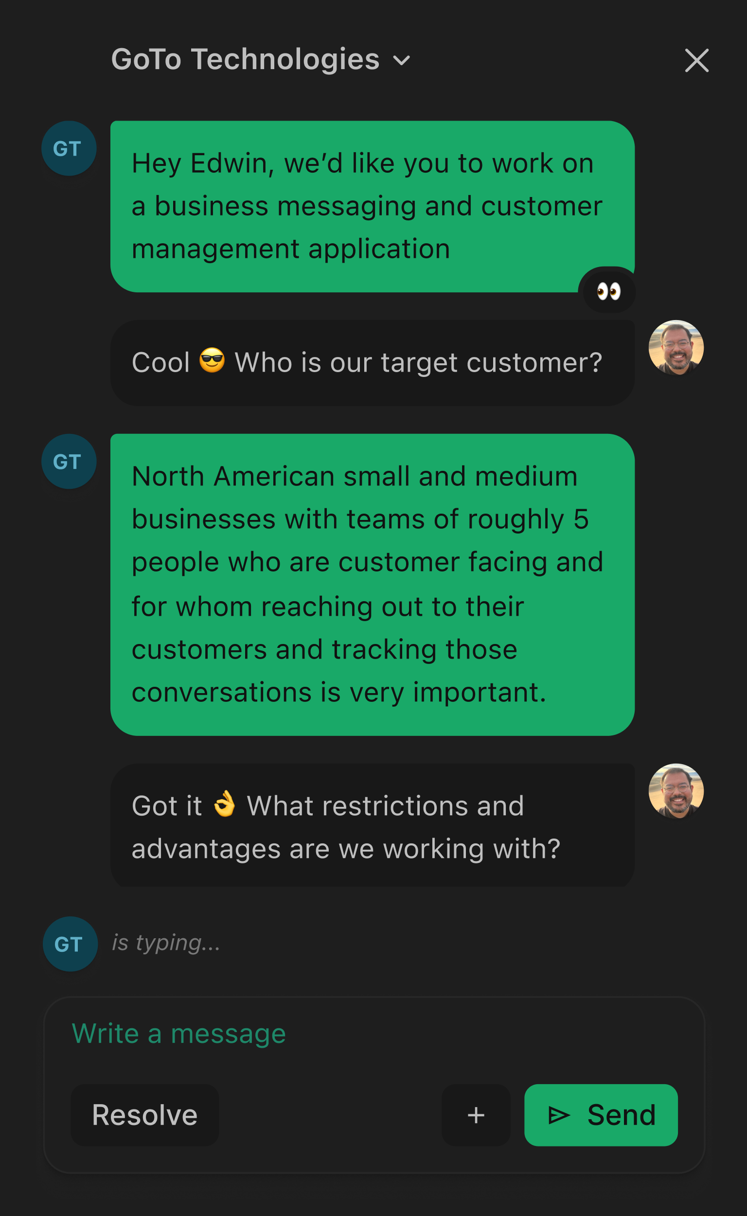 Inbox conversation 2