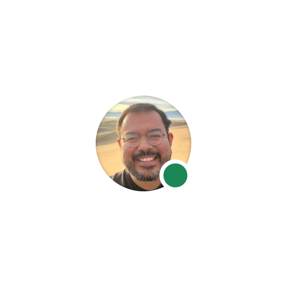 Avatar with presence indicator