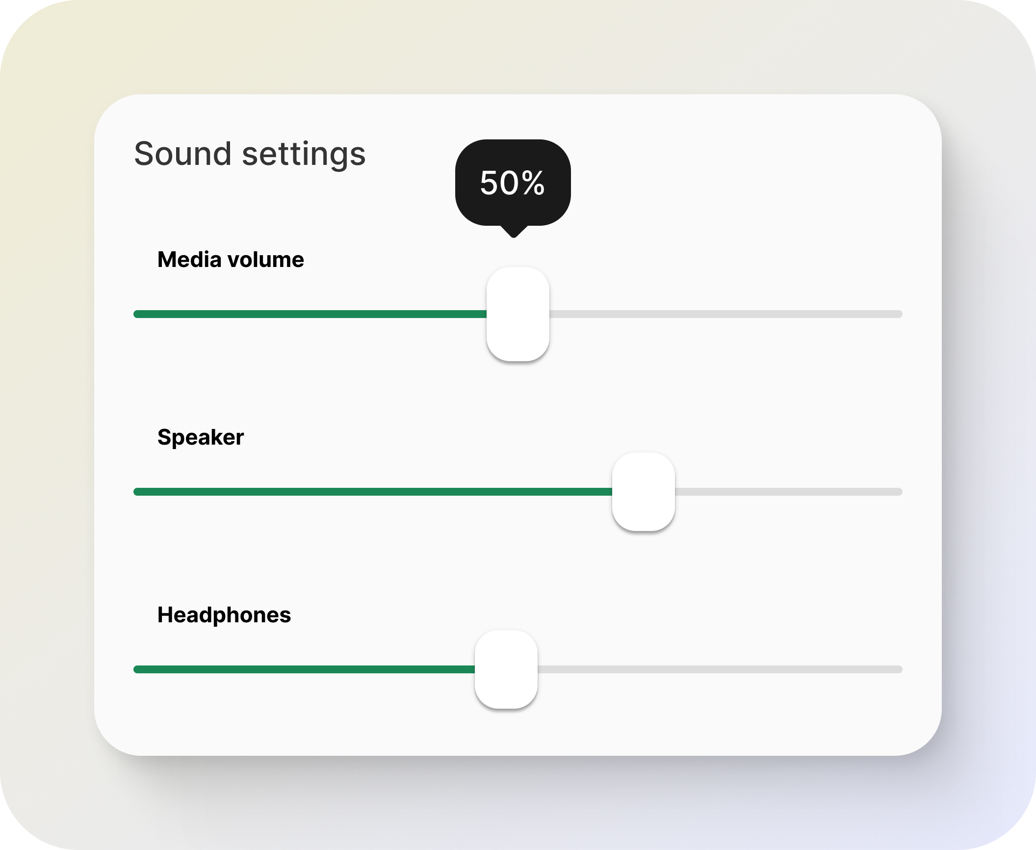 Range tooltip examples